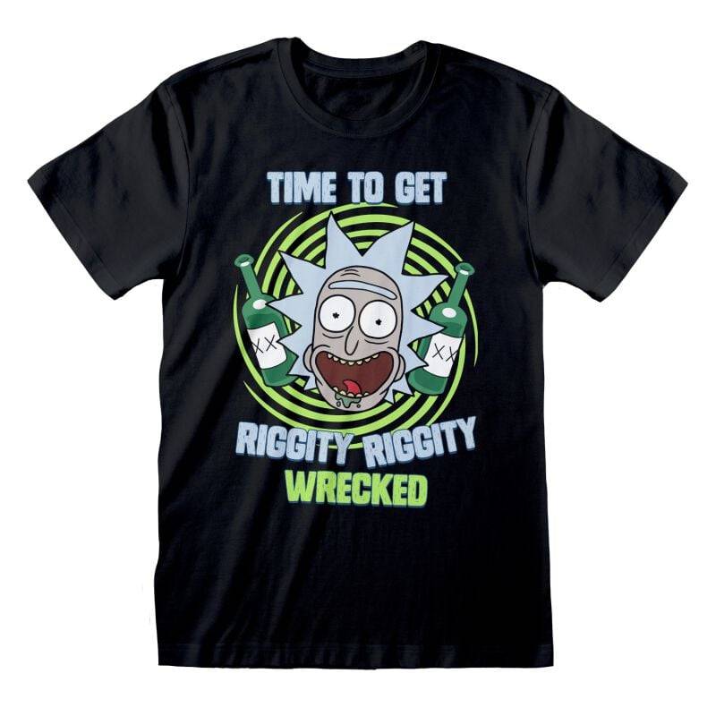 EMP "Riggity Wrecked" T-Shirt schwarz von Rick And Morty