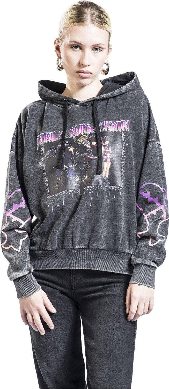 EMP "Riku Sora Kairi" Kapuzenpullover Schwarz Von Kingdom Hearts