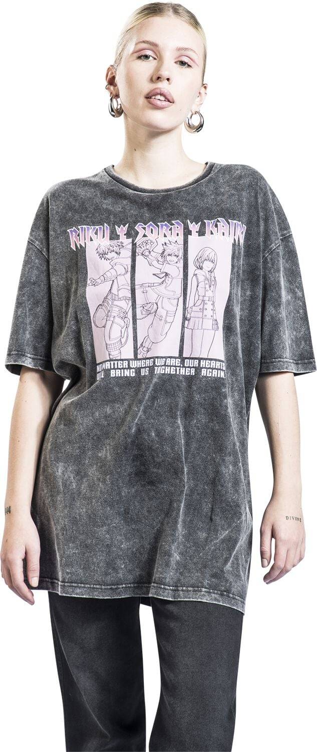 EMP "Riku Sora Kairi" T-Shirt Schwarz Von Kingdom Hearts