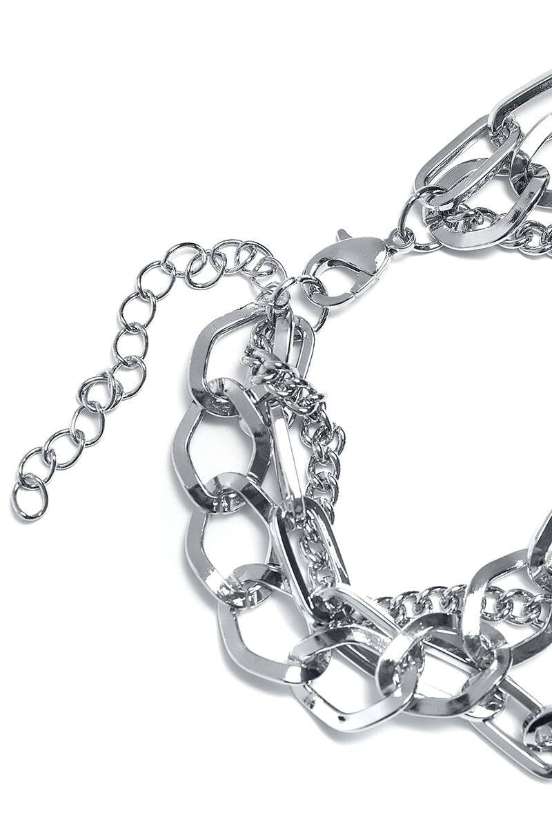 EMP "Ring Layering Bracelet" Armband Silberfarben Von Urban Classics