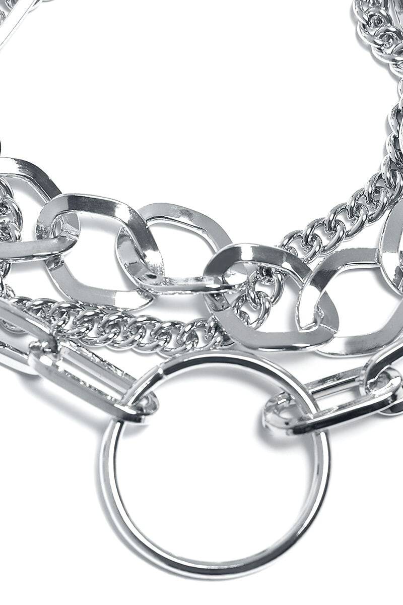EMP "Ring Layering Bracelet" Armband Silberfarben Von Urban Classics