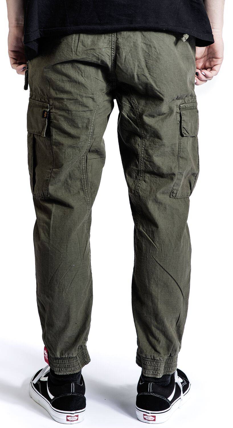EMP "RIPSTOP JOGGER" Trainingshose Schwarz Von Alpha Industries
