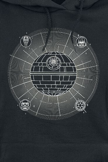 EMP "Rise Of The Death Star" Kapuzenpullover Schwarz Von Star Wars