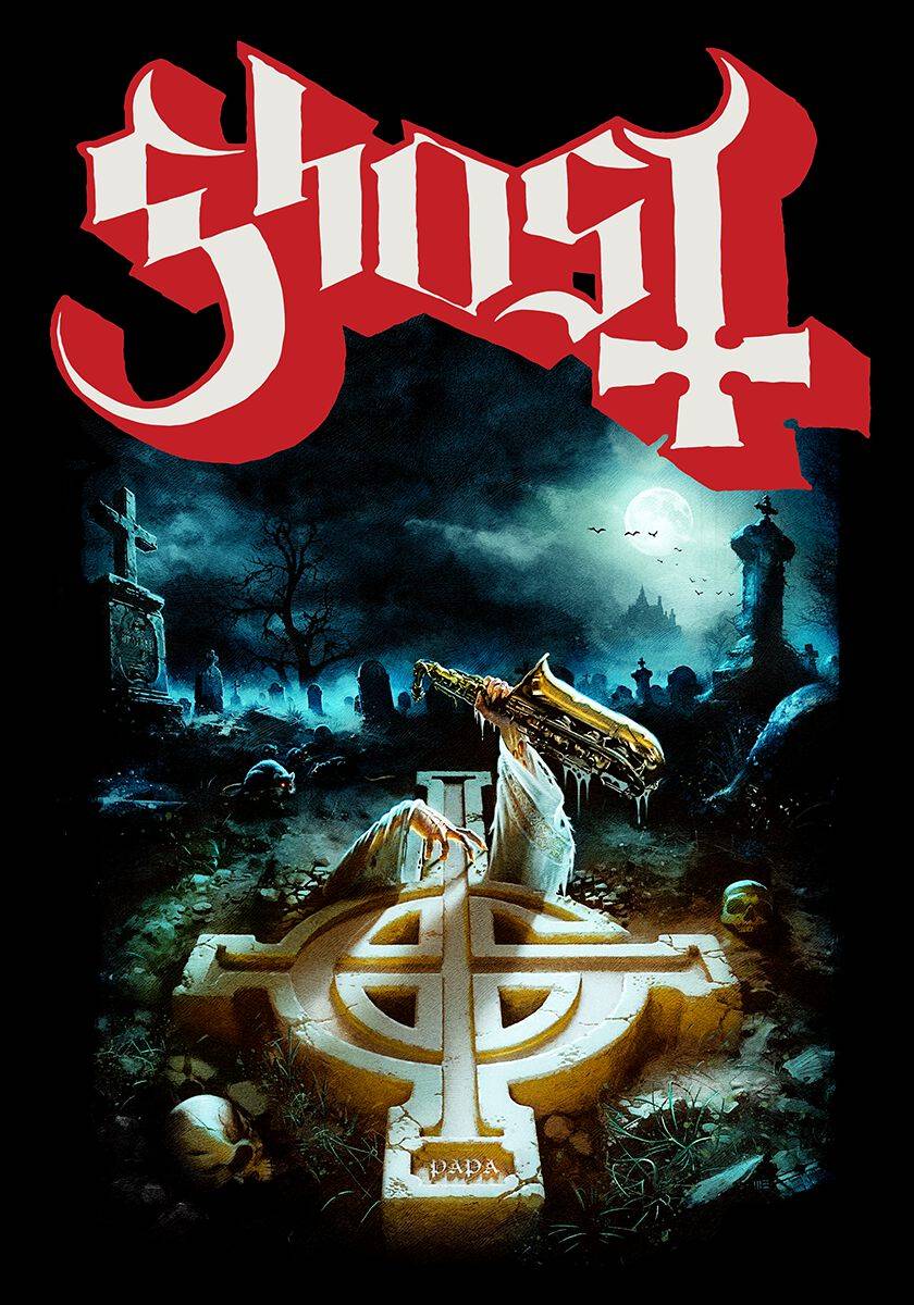 EMP "Rite Here With Title Back" T-Shirt Schwarz Von Ghost