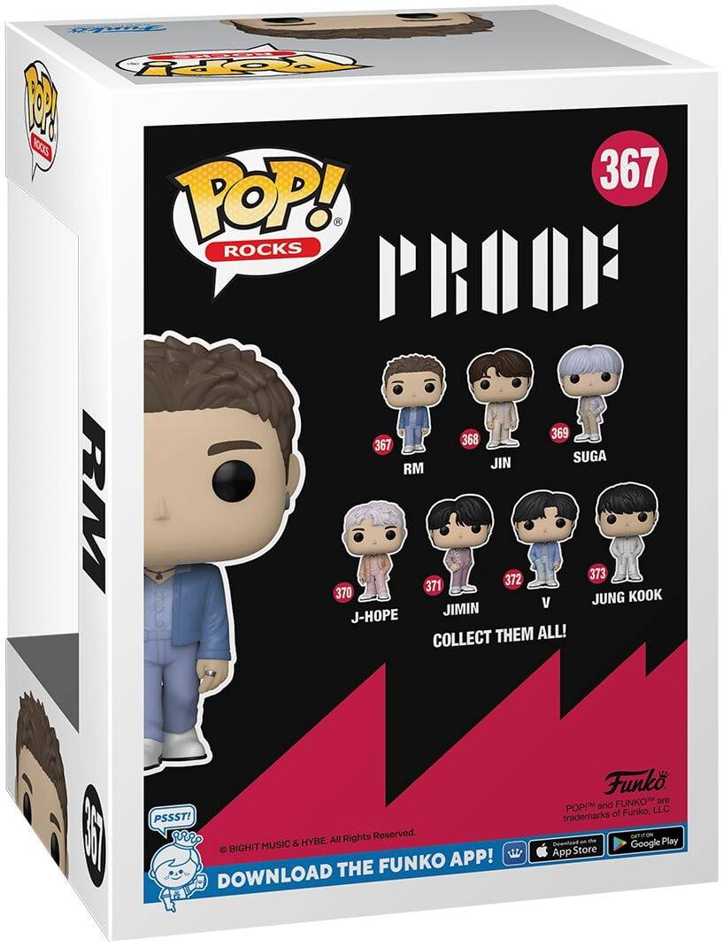 EMP "RM Rocks! Vinyl Figur 367" Funko Pop! Multicolor Von BTS