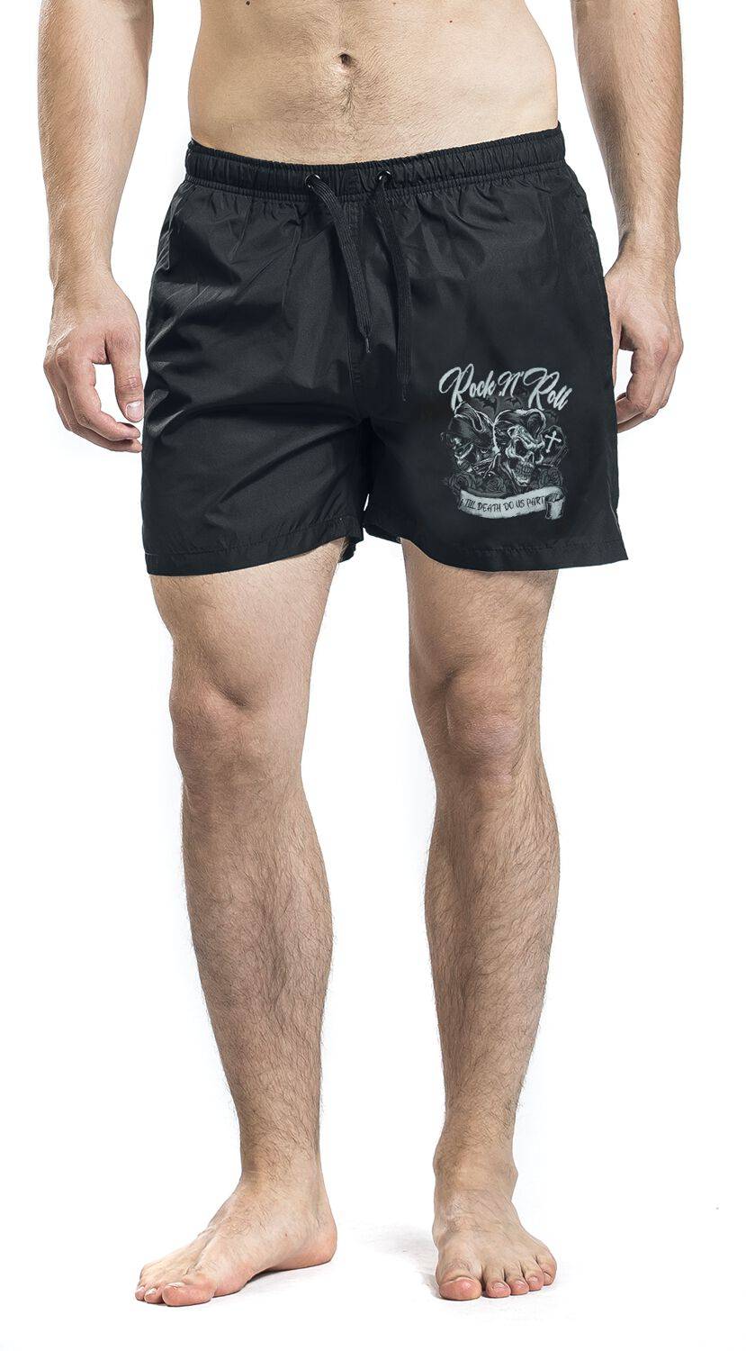 EMP "RnR Till Death" Badeshort Schwarz Von RnR Till Death