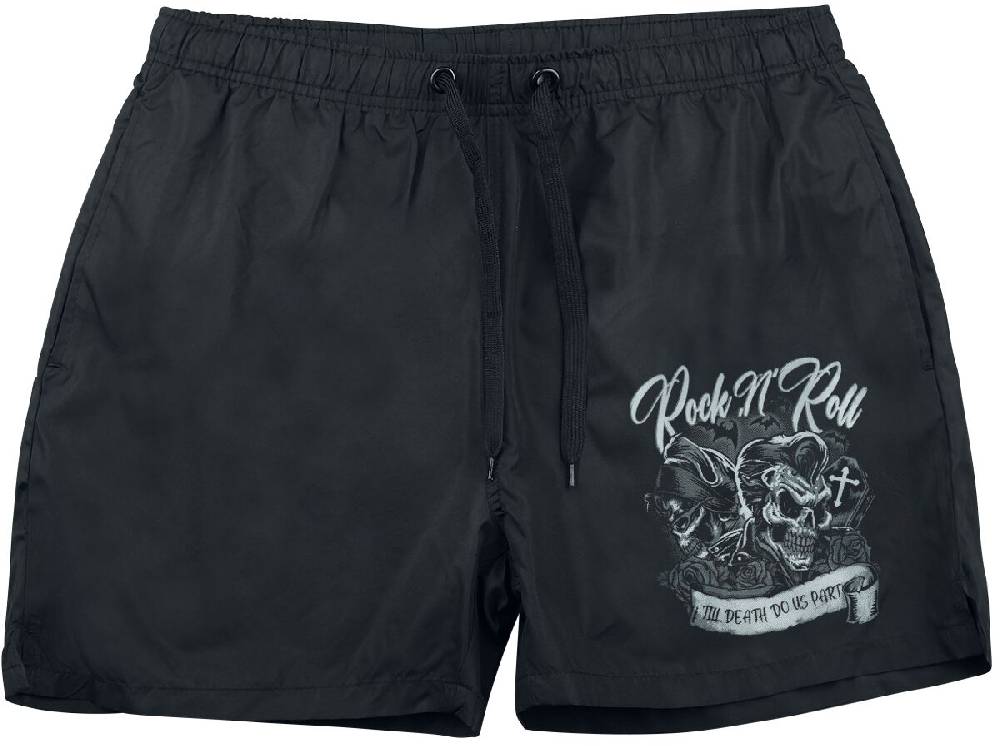 EMP "RnR Till Death" Badeshort schwarz von RnR Till Death