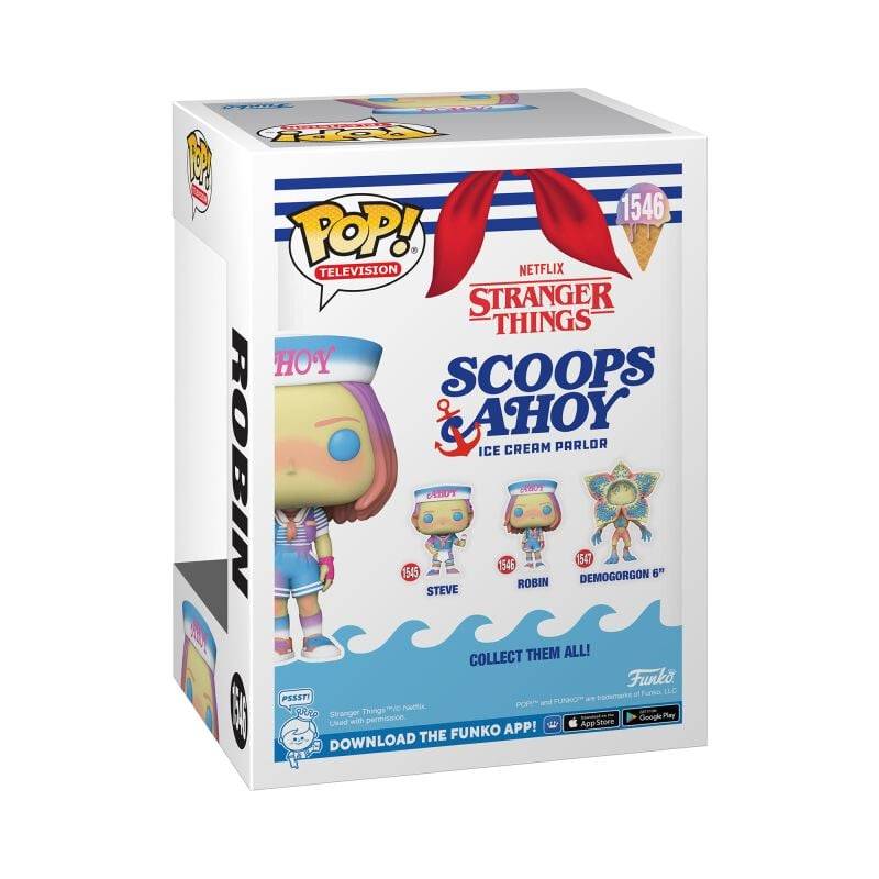 EMP "Robin (Scoops Ahoy) Vinyl Figur 1546" Funko Pop! Multicolor Von Stranger Things
