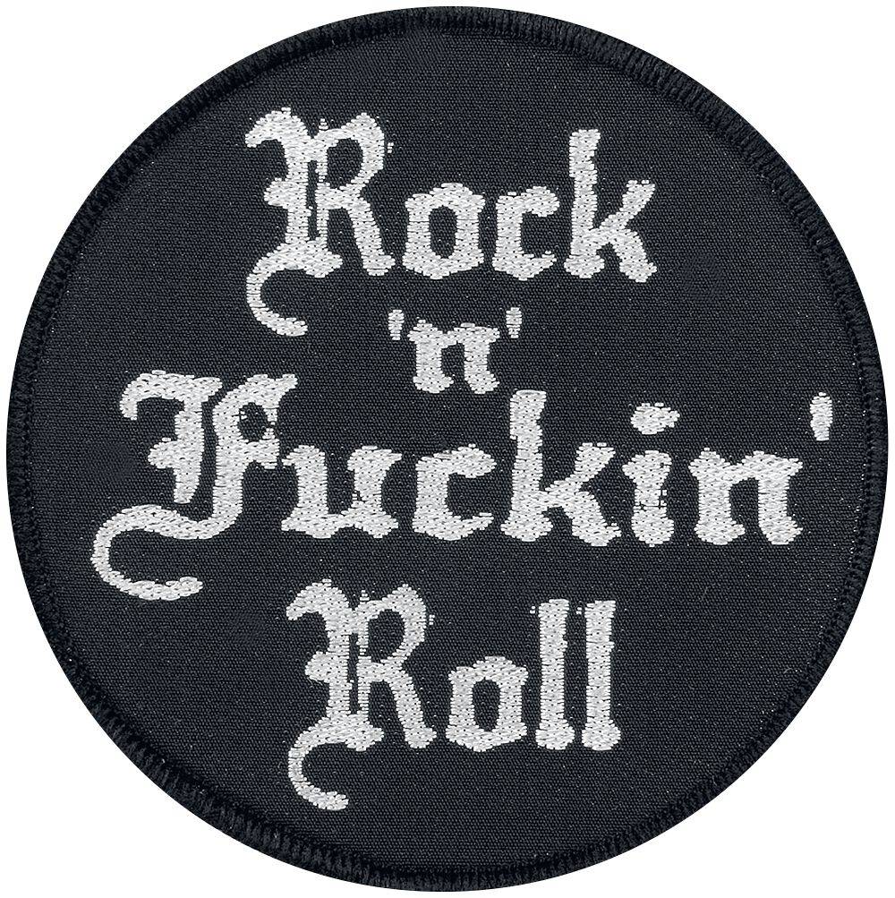 EMP "Rock 'n' Fuckin' Roll" Patch schwarz/weiß von Rock 'n' Fuckin' Roll