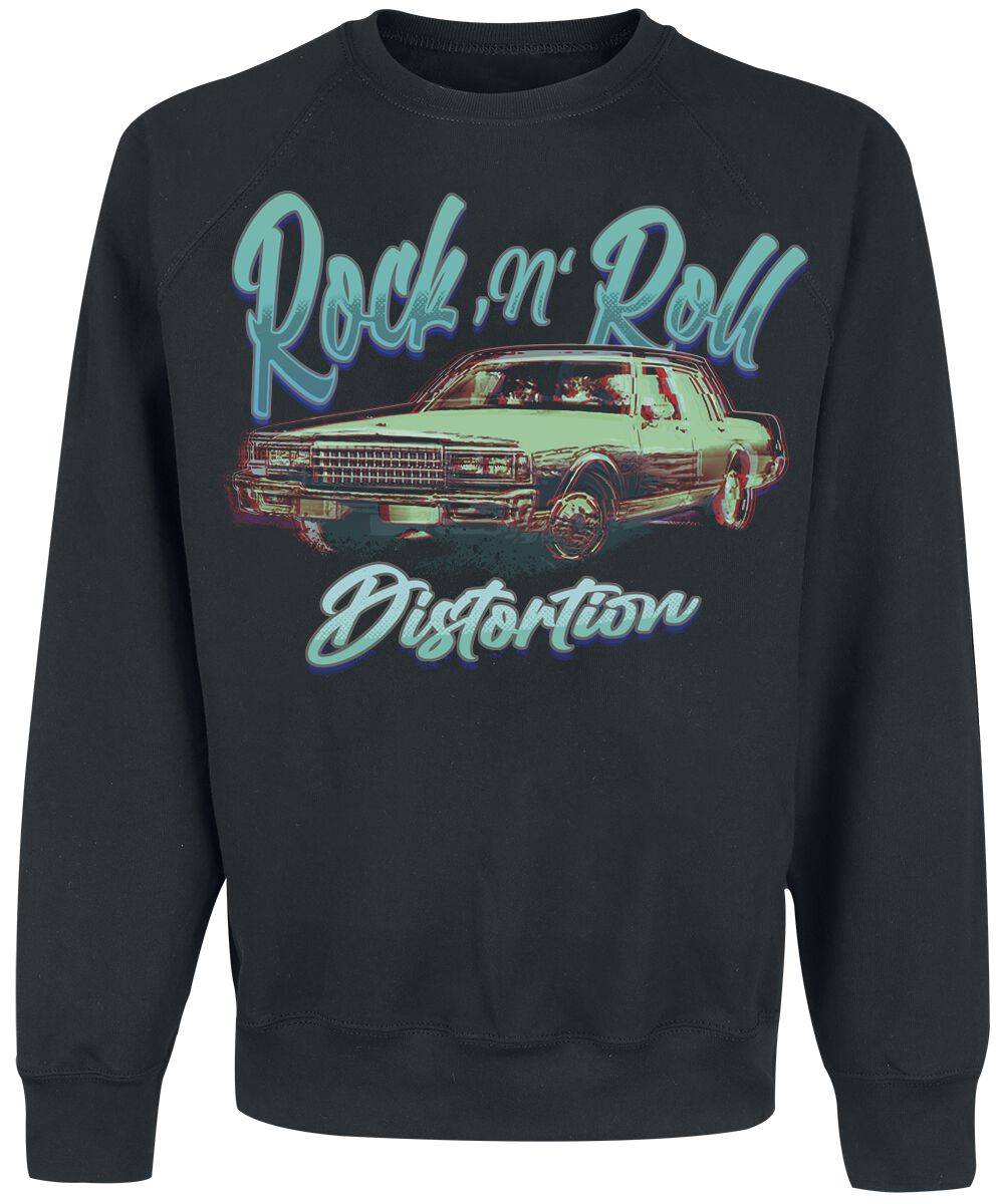 EMP "Rock N Roll Distortion" Sweatshirt schwarz von Rock N Roll Distortion