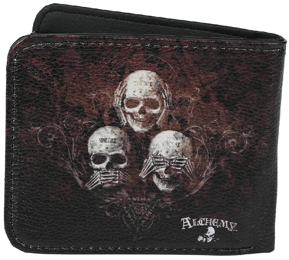 EMP "Rocksax - No Evil" Geldbörse Schwarz Von Alchemy England