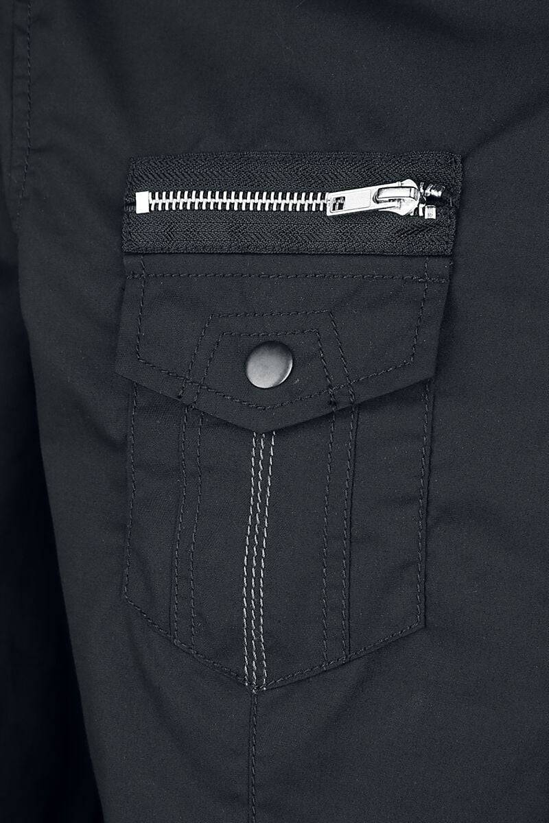 EMP "Rockstar Shirt Longsleeve" Langarmhemd Schwarz Von Brandit