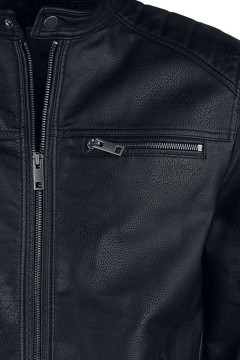 EMP "Rocky Jacket" Kunstlederjacke Schwarz Von Produkt