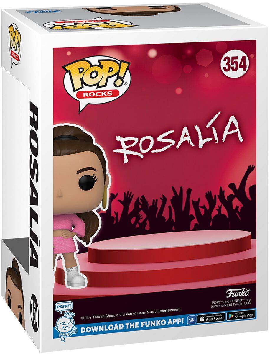 EMP "Rosalia Rocks! Vinyl Figur 354" Funko Pop! Multicolor Von Rosalía