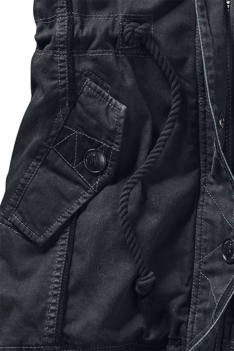 EMP "Saby Girls Parka" Winterjacke Schwarz Von Brandit