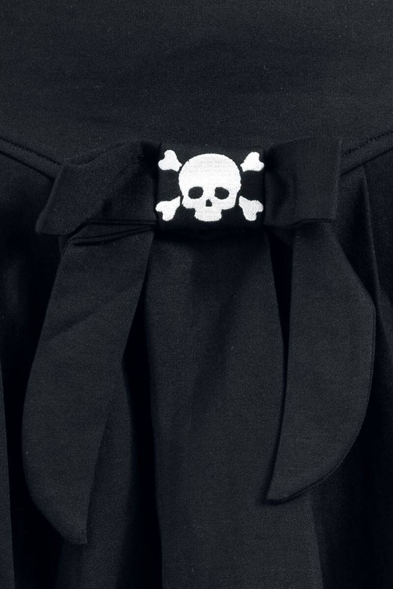 EMP "Sailor Mini Skirt" Kurzer Rock Schwarz/weiß Von Jawbreaker