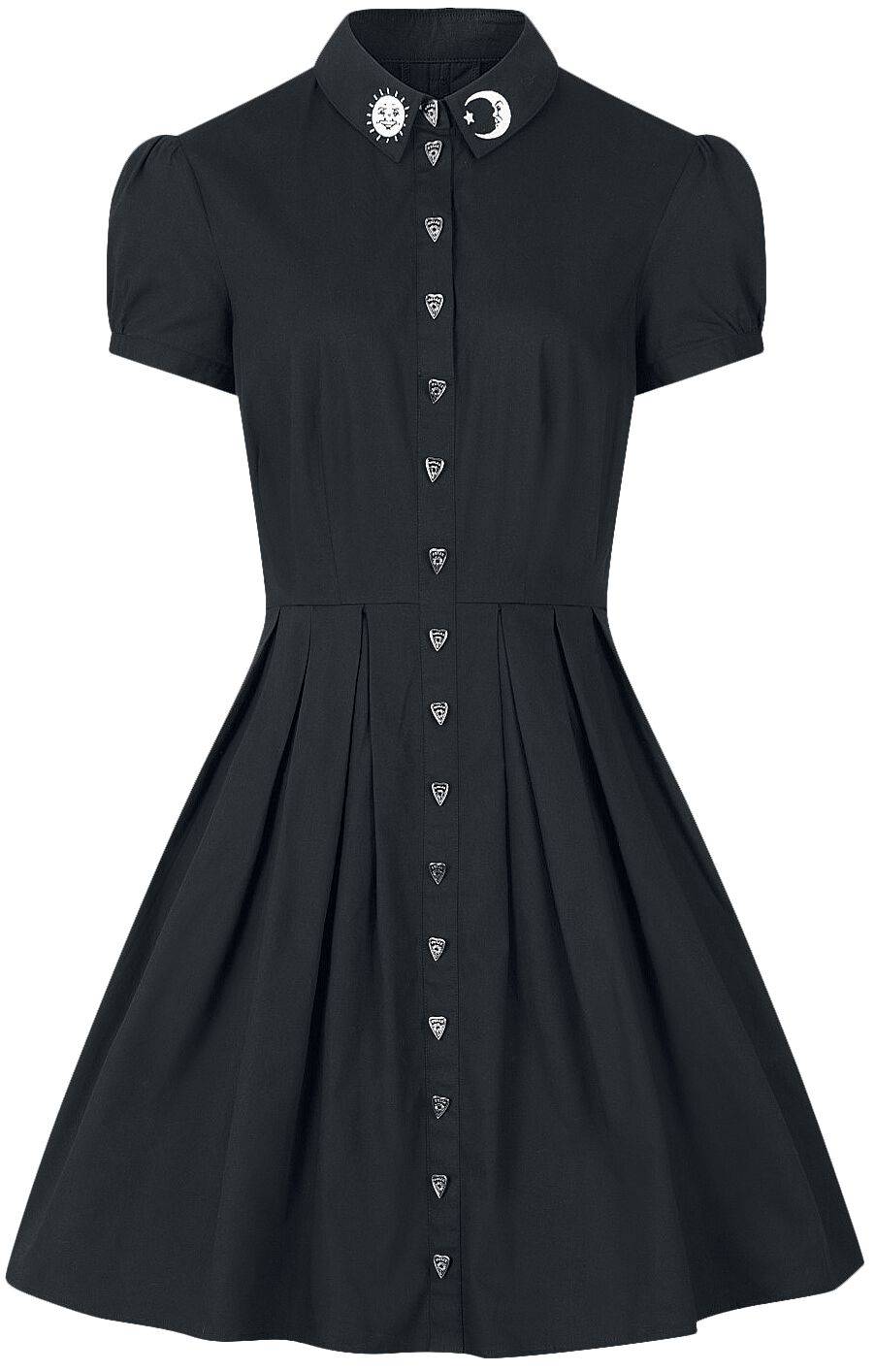 EMP "Samara Dress" Mittellanges Kleid schwarz von Hell Bunny