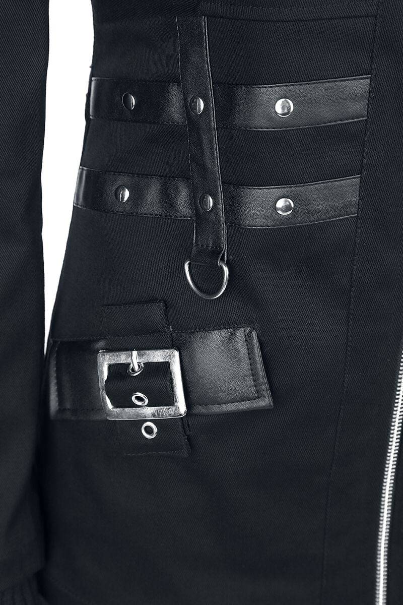 EMP "Sara Jacket" Übergangsjacke Schwarz Von Heartless