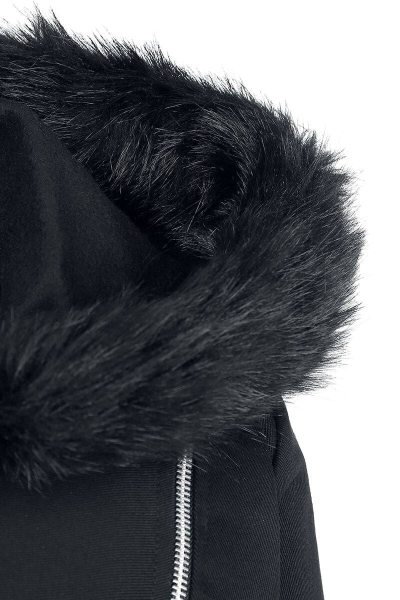 EMP "Sara Jacket" Übergangsjacke Schwarz Von Heartless