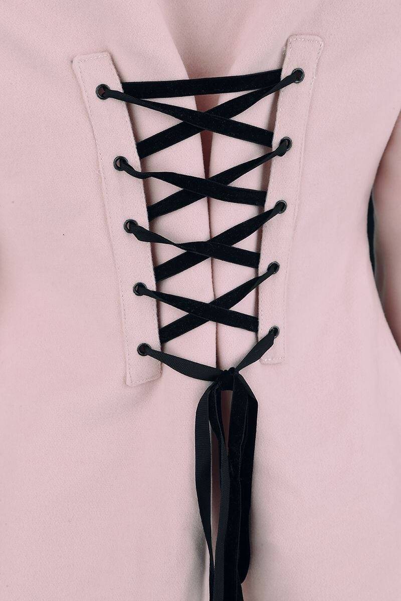 EMP "Sarah Jane Coat" Wintermantel Rosa Von Hell Bunny