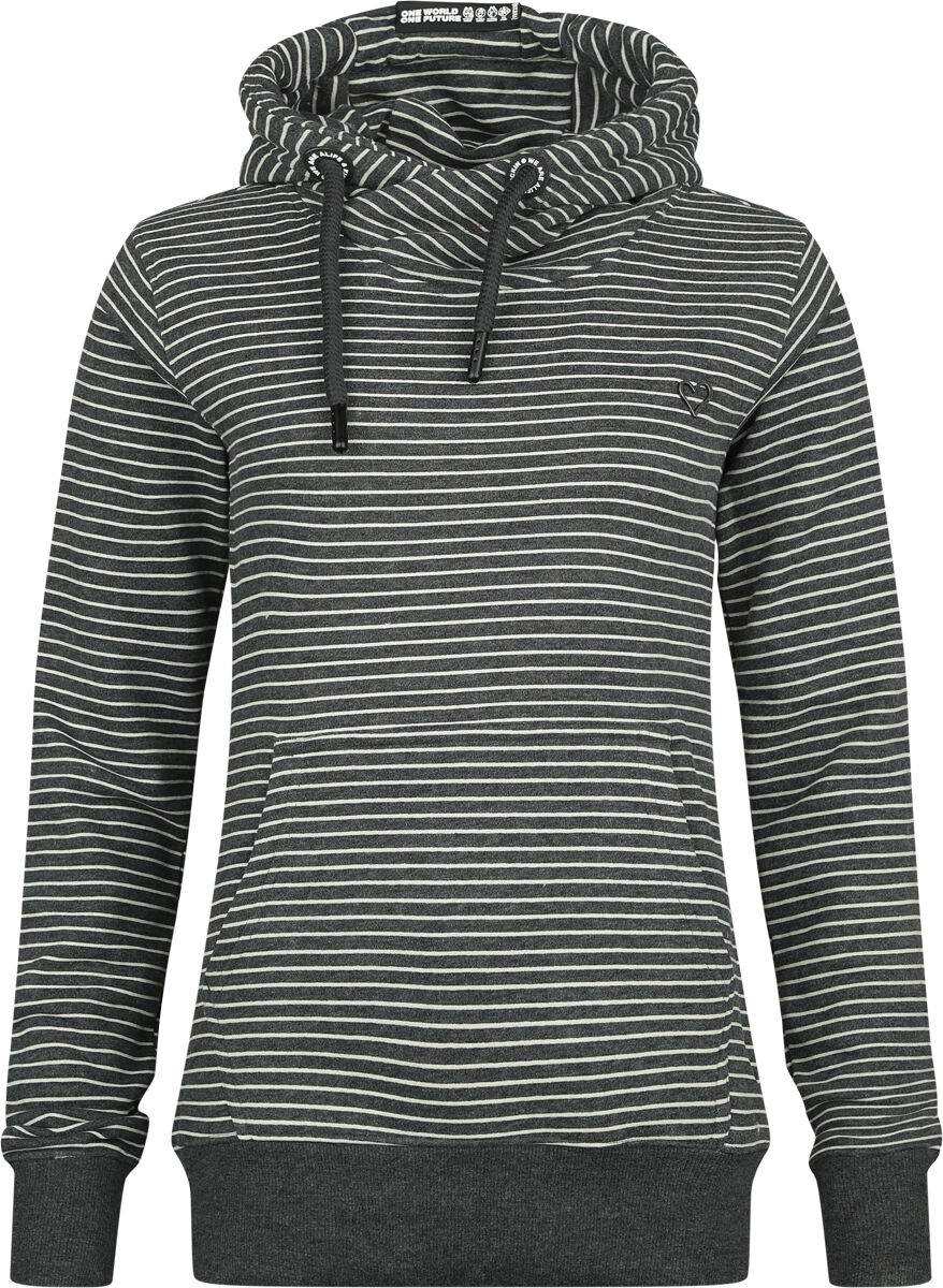 EMP "SarahAK Z Hoodie" Kapuzenpullover schwarz/weiß von Alife and Kickin