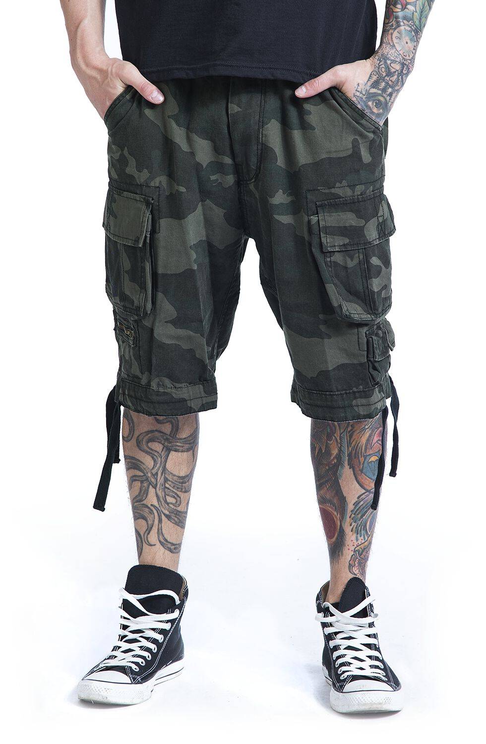 EMP "Savage Vintage Shorts" Short Darkcamo Von Brandit