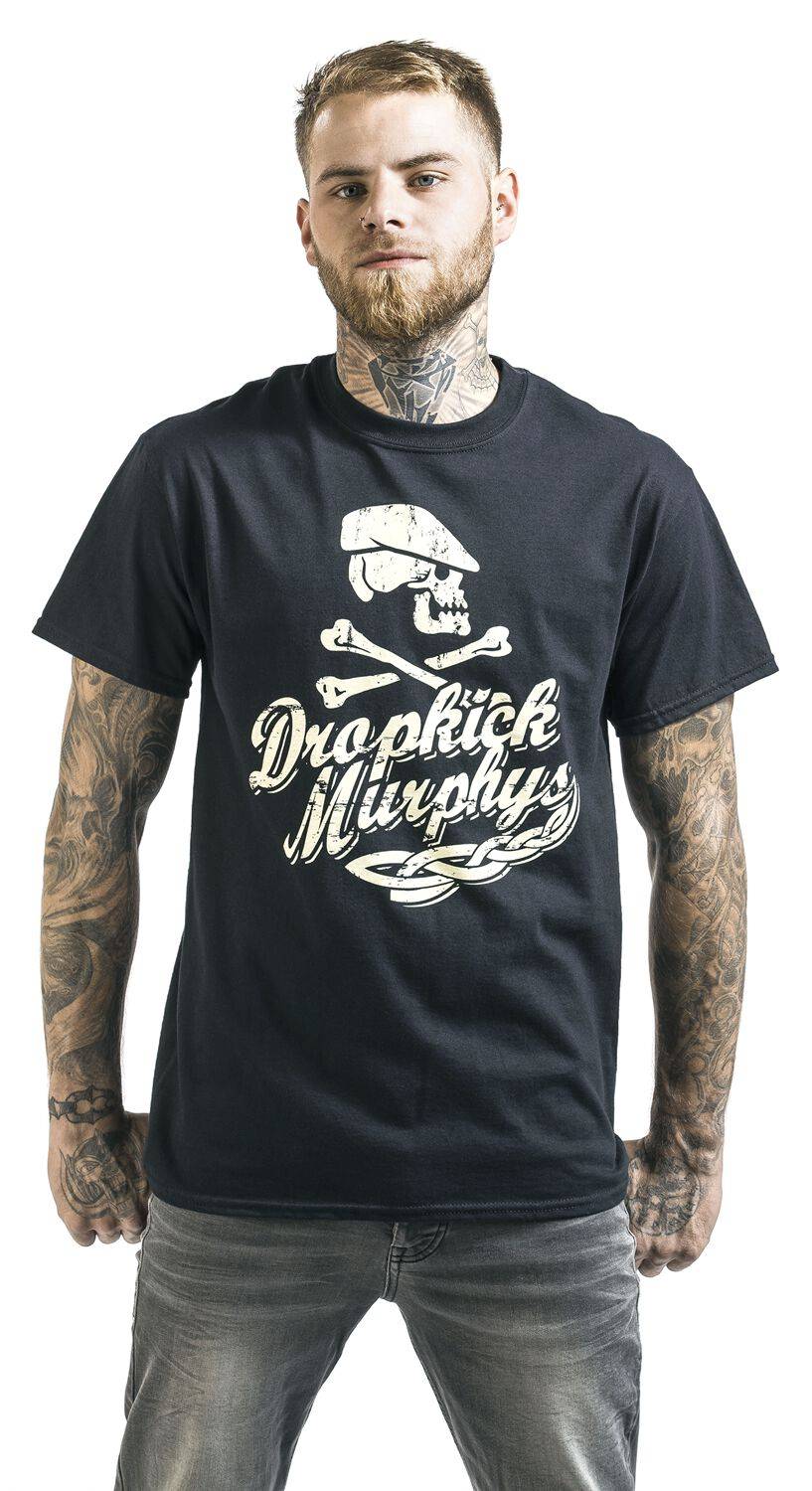 EMP "Scally Skull Ship" T-Shirt Schwarz Von Dropkick Murphys