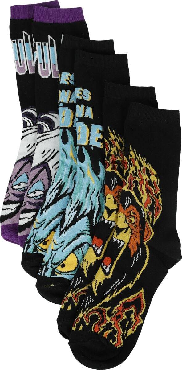EMP "Scar, Hades, Ursula" Socken multicolor von Disney Villains