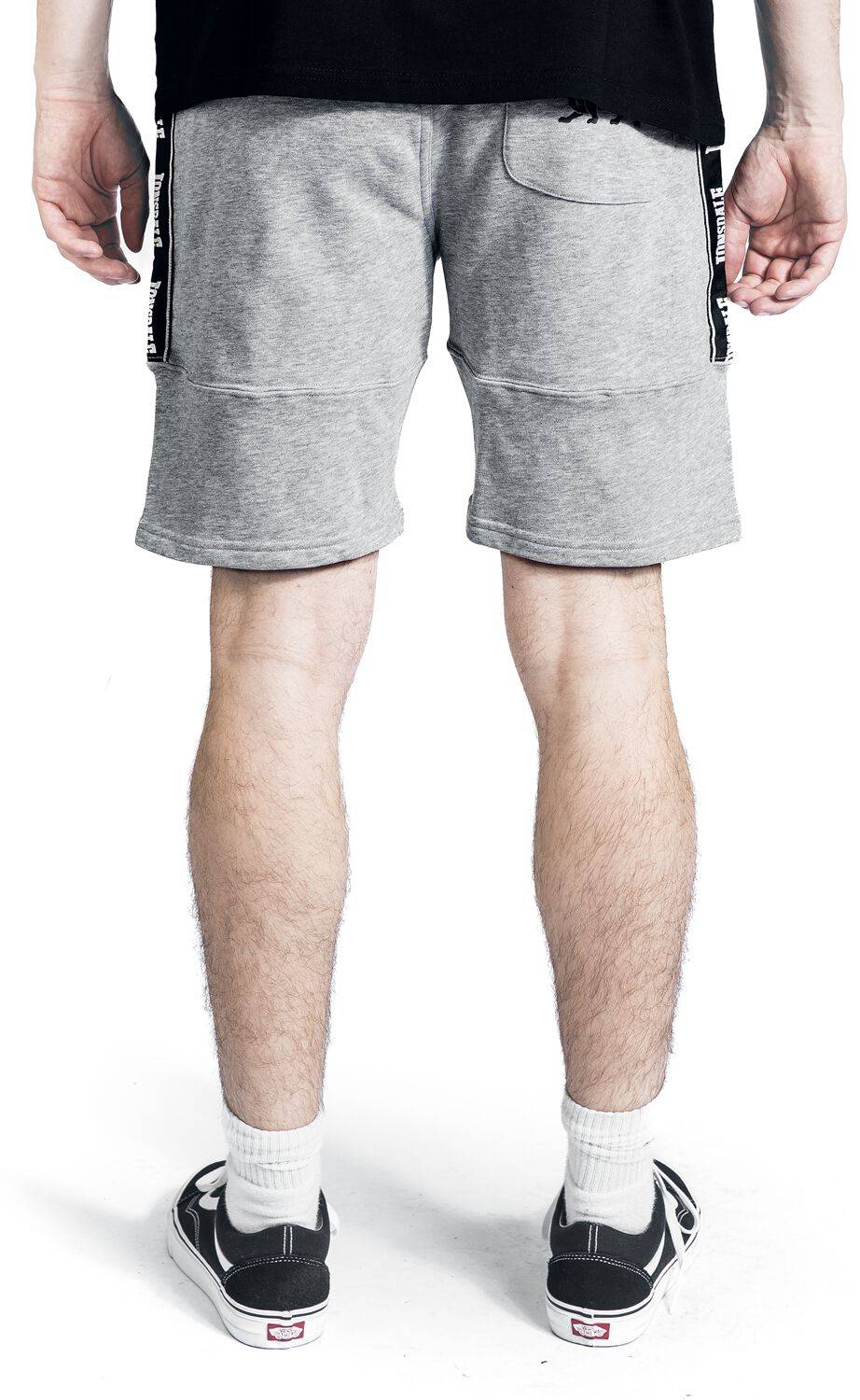 EMP "SCARVELL" Short Grau Meliert Von Lonsdale London