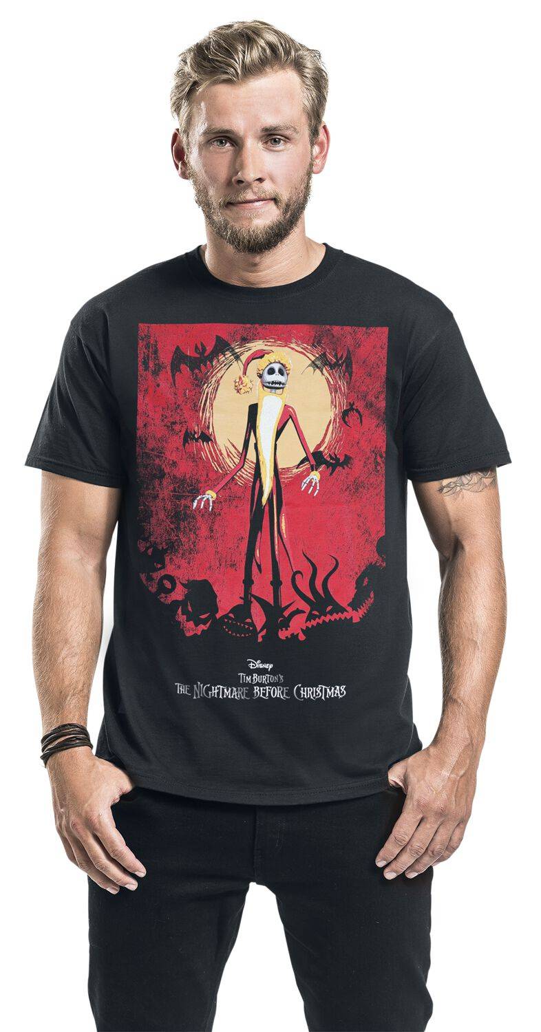 EMP "Scary Christmas Jack" T-Shirt Schwarz Von The Nightmare Before Christmas