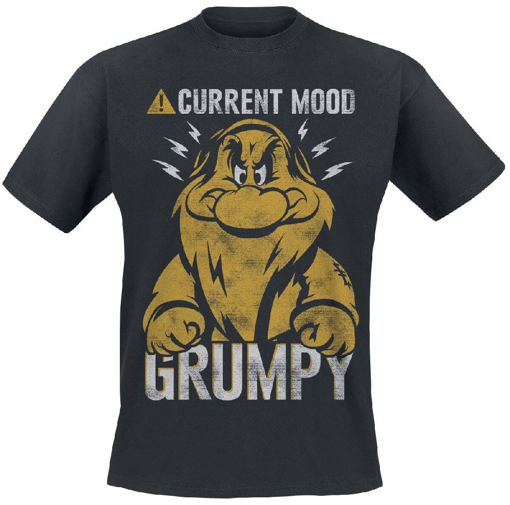 EMP "Schneewittchen und die sieben Zwerge - Current Mood - Grumpy" T-Shirt schwarz von Schneewittchen