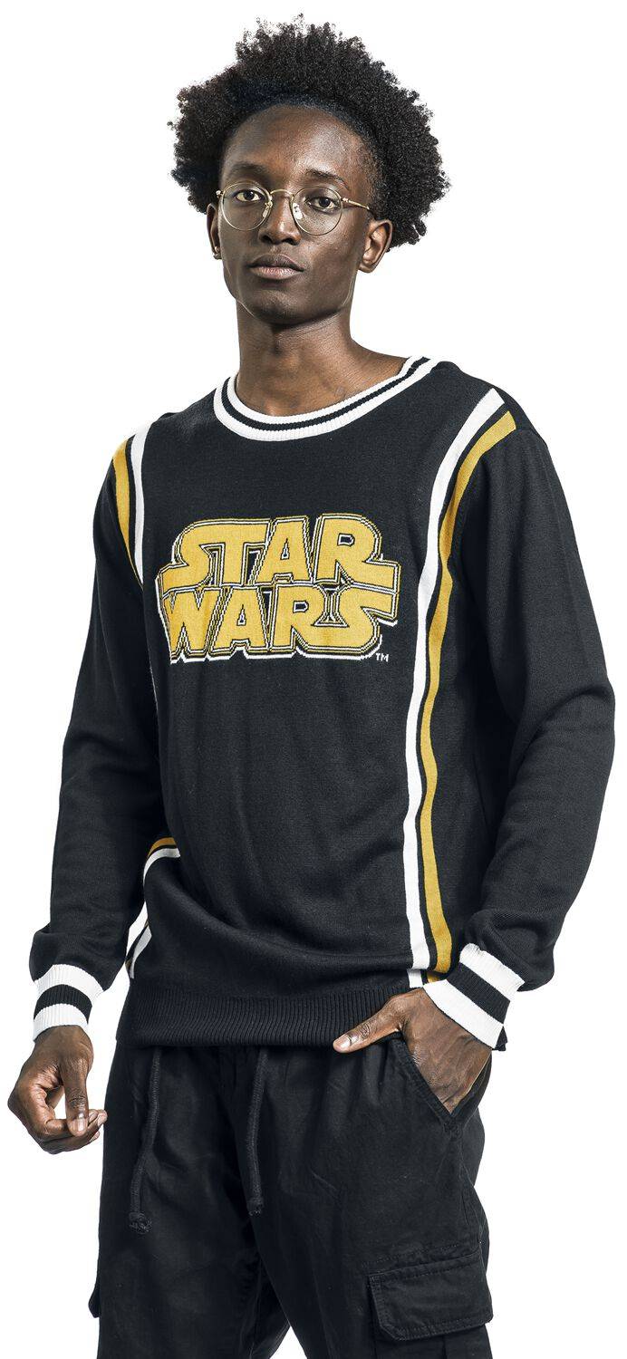 EMP "Schriftzug" Strickpullover Multicolor Von Star Wars