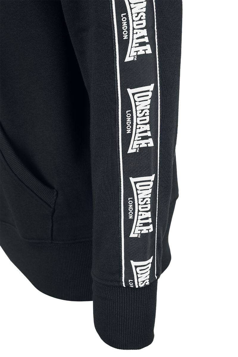 EMP "SCOUSBURGH" Kapuzenpullover Schwarz Von Lonsdale London