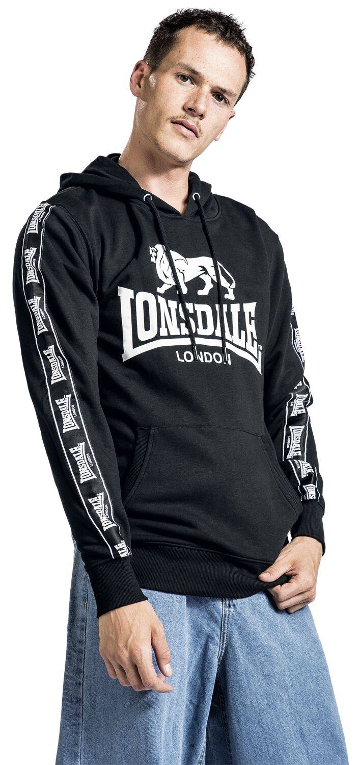 EMP "SCOUSBURGH" Kapuzenpullover Schwarz Von Lonsdale London