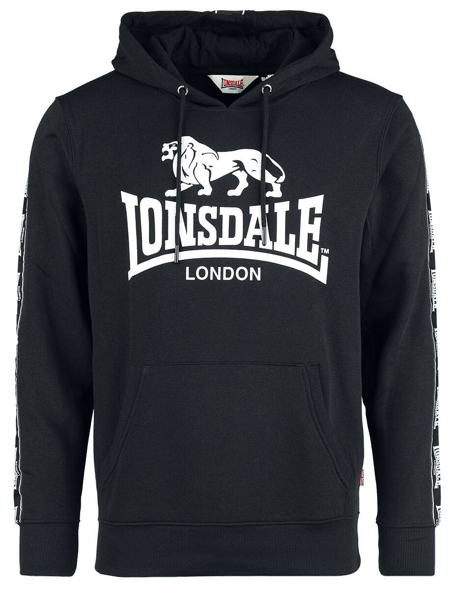 EMP "SCOUSBURGH" Kapuzenpullover schwarz von Lonsdale London