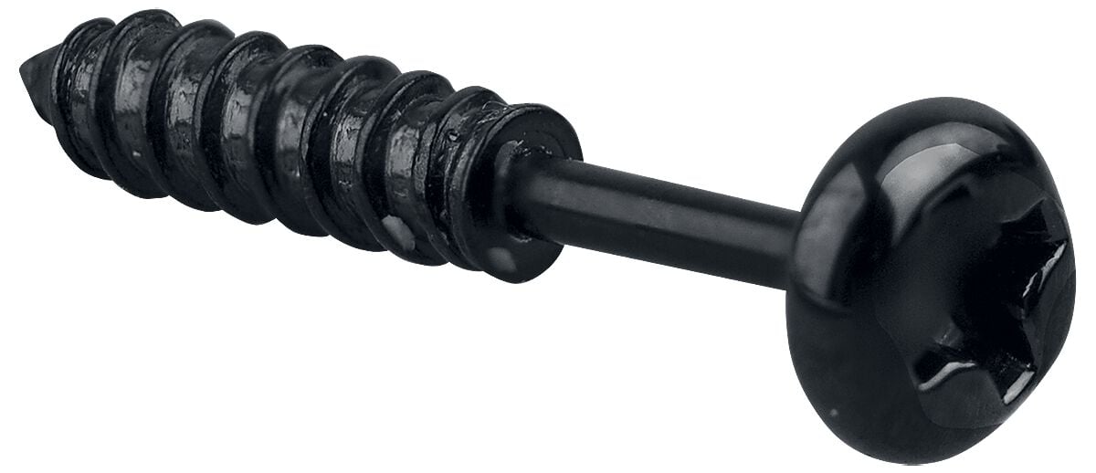 EMP "Screw" Ohrstecker-Set schwarz von etNox hard and heavy