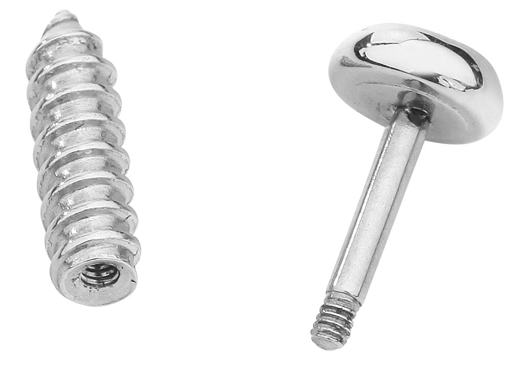 EMP "Screw" Ohrstecker-Set Silberfarben Von EtNox Hard And Heavy