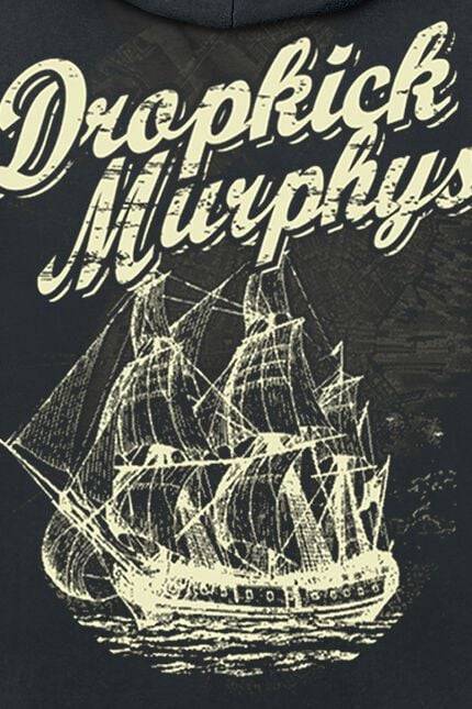 EMP "Scully Skull Ship" Kapuzenpullover Schwarz Von Dropkick Murphys
