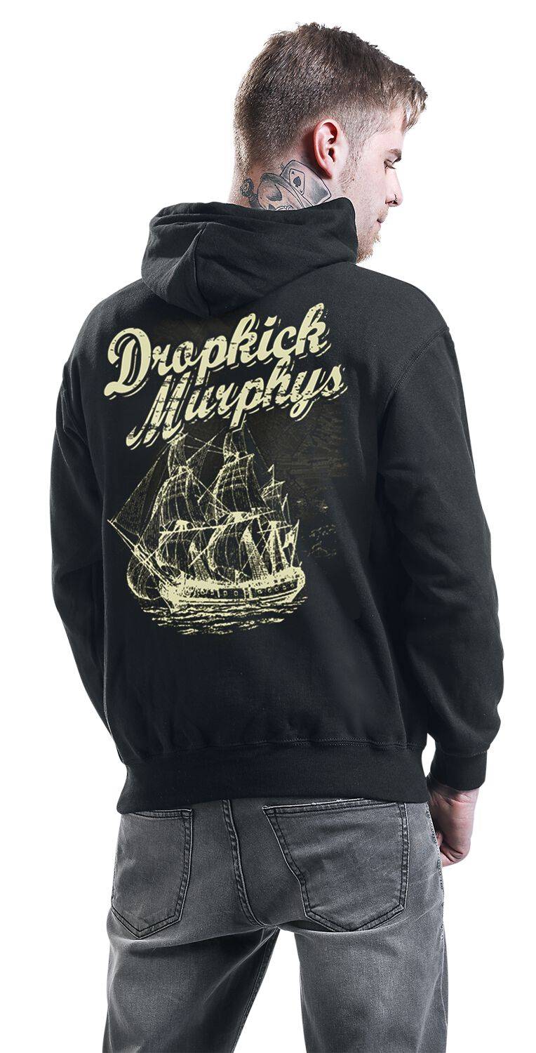 EMP "Scully Skull Ship" Kapuzenpullover Schwarz Von Dropkick Murphys