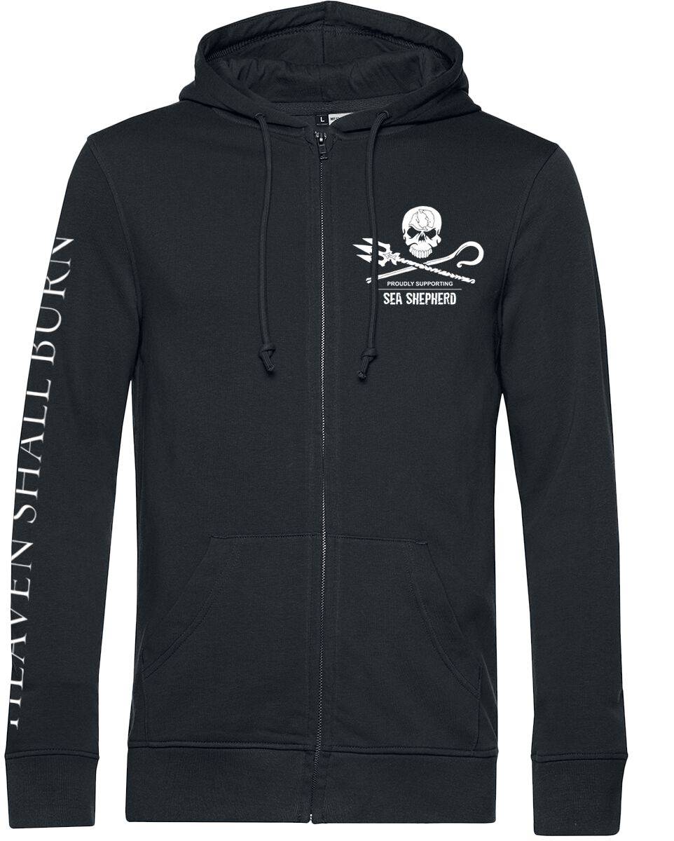EMP "Sea Shepherd Cooperation - For The Oceans" Kapuzenjacke schwarz von Heaven Shall Burn