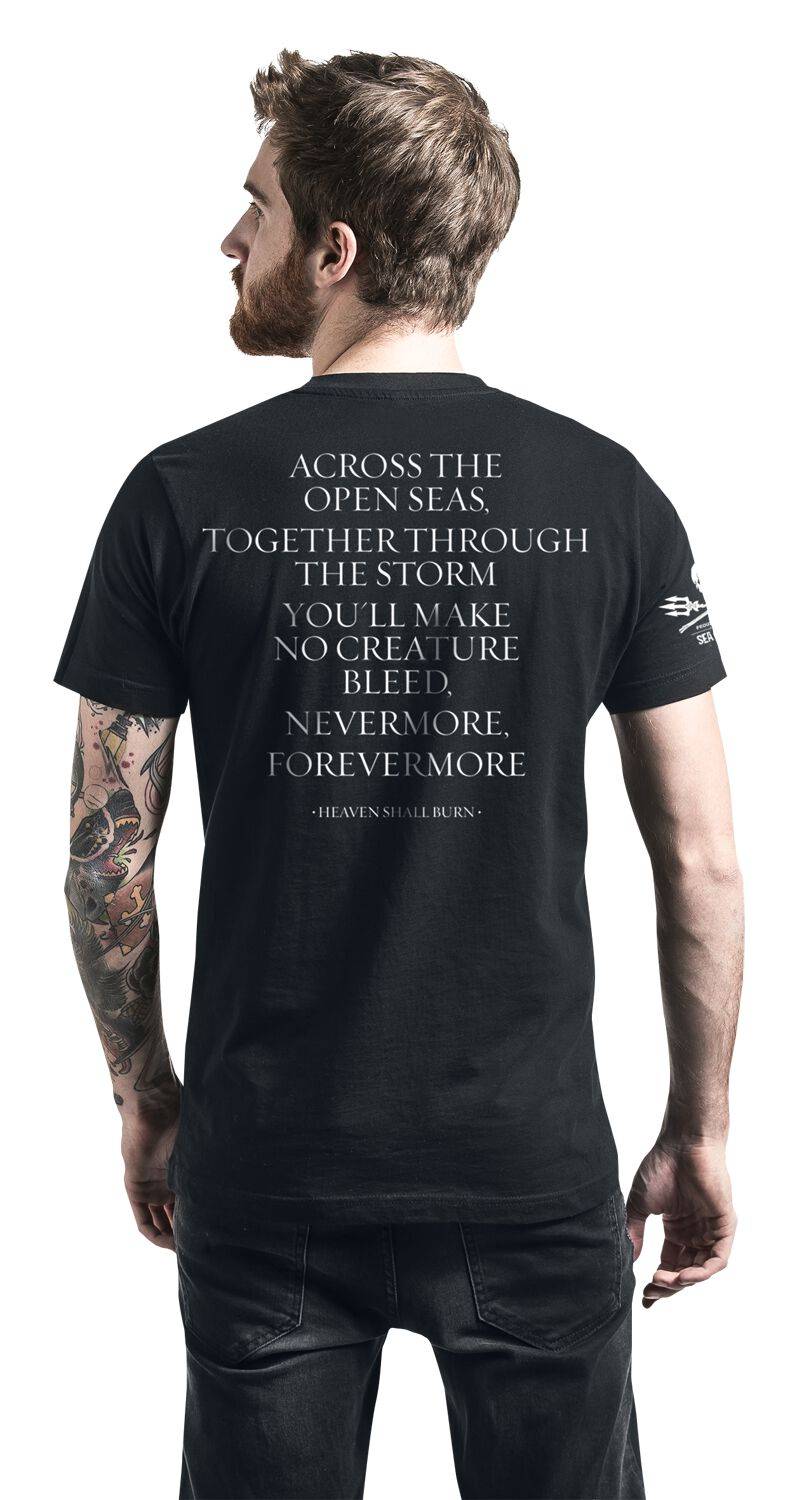 EMP "Sea Shepherd Cooperation - For The Oceans" T-Shirt Schwarz Von Heaven Shall Burn