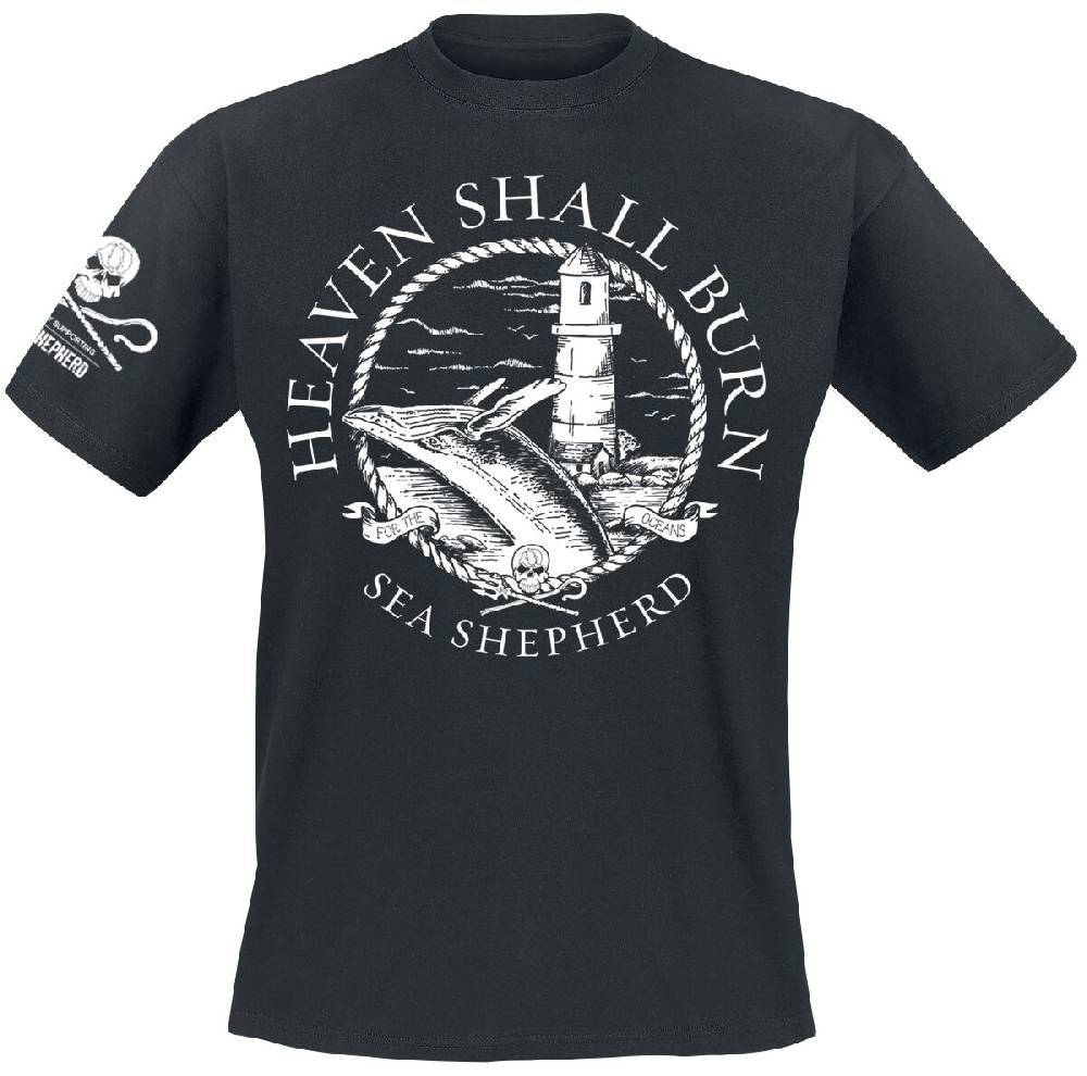 EMP "Sea Shepherd Cooperation - For The Oceans" T-Shirt schwarz von Heaven Shall Burn