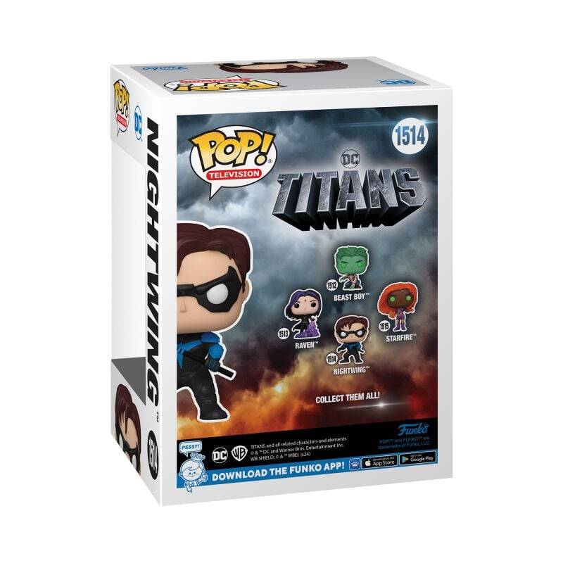 EMP "Season 1 - Nightwing Vinyl Figur 1514" Funko Pop! Multicolor Von Titans