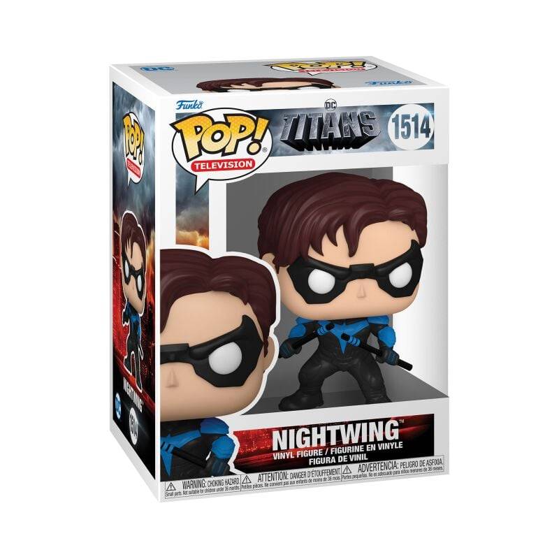 EMP "Season 1 - Nightwing Vinyl Figur 1514" Funko Pop! multicolor von Titans
