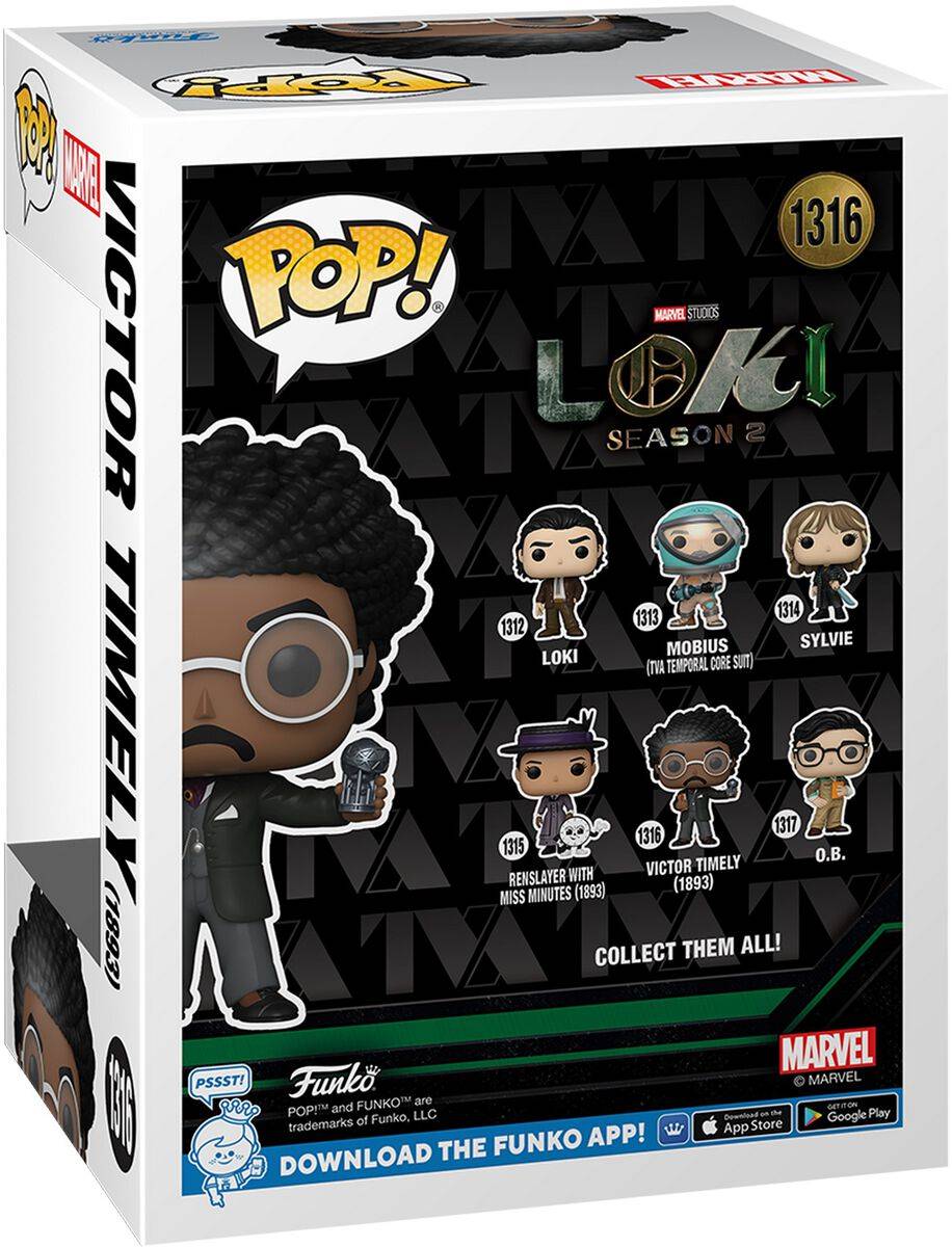 EMP "Season 2 - Victor Timely (1893) Vinyl Figur 1316" Funko Pop! Multicolor Von Loki