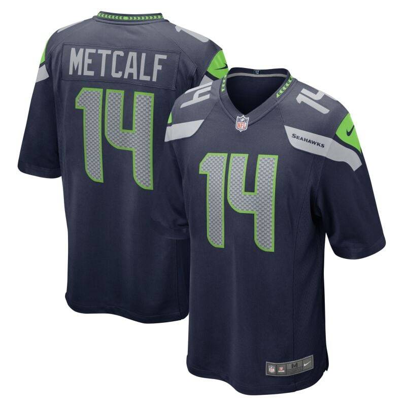 EMP "Seattle Seahawks Nike Game Jersey Metcalf" Trikot Multicolor Von Nike