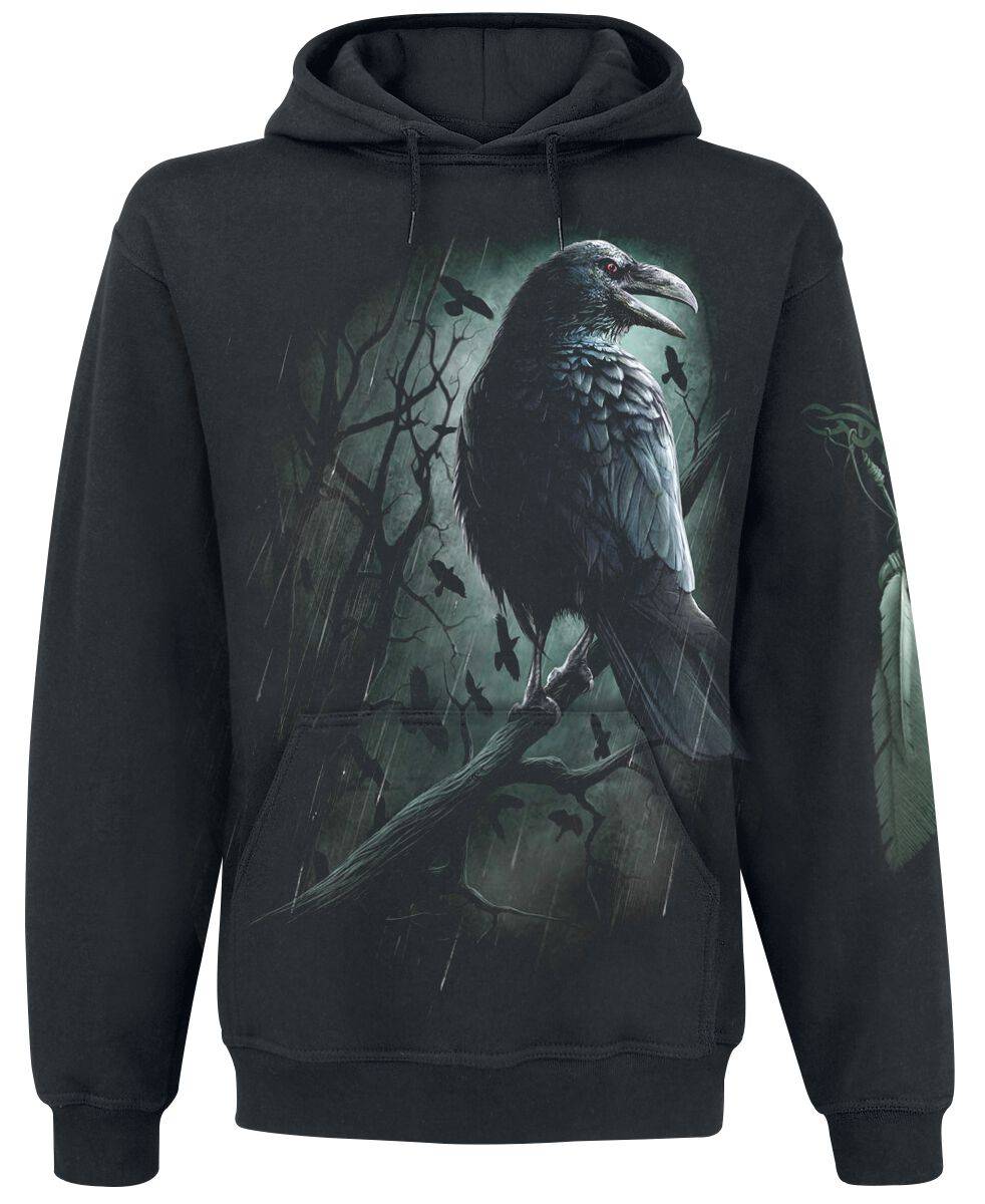 EMP "Shadow Raven" Kapuzenpullover schwarz von Spiral