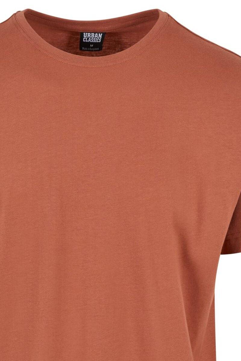 EMP "Shaped Long Tee" T-Shirt Braun Von Urban Classics