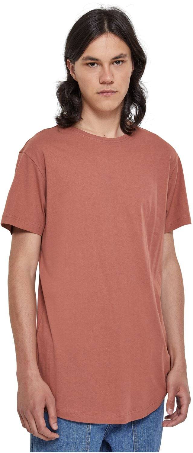 EMP "Shaped Long Tee" T-Shirt Braun Von Urban Classics