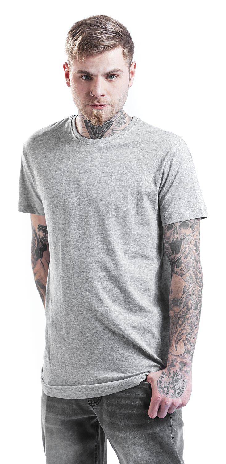 EMP "Shaped Long Tee" T-Shirt Grau Von Urban Classics